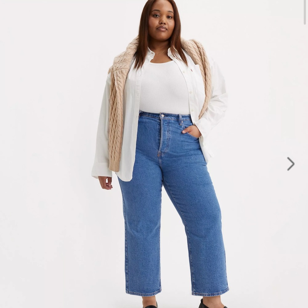 Levi’s Premium Ribcage Straight Ankle Jeans